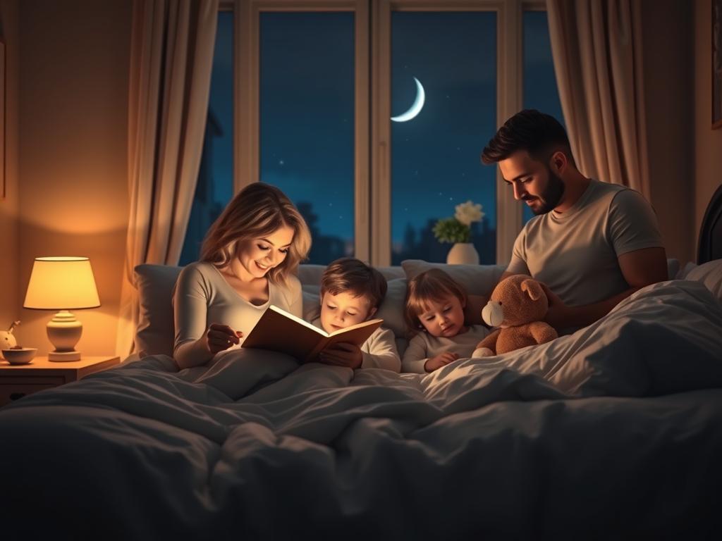 family bedtime routine